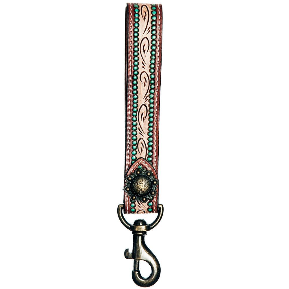 American Darling Full Grain Genuine Leather Handle Strap For Wristlet Bags