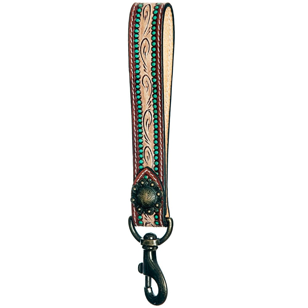 American Darling Full Grain Genuine Leather Handle Strap For Wristlet Bags