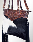 American Darling Cross Body I Hand Tooled Hair-On Genuine Leather Women Bag Western Handbag Purse