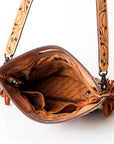 American Darling Clutch Hand Tooled Hair on Genuine Leather Western Women Bag Handbag Purse | Purses for Cute