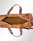 American Darling ADBGS174BRAC1 Duffel Hair-On Genuine Leather Women Bag Western Handbag Purse