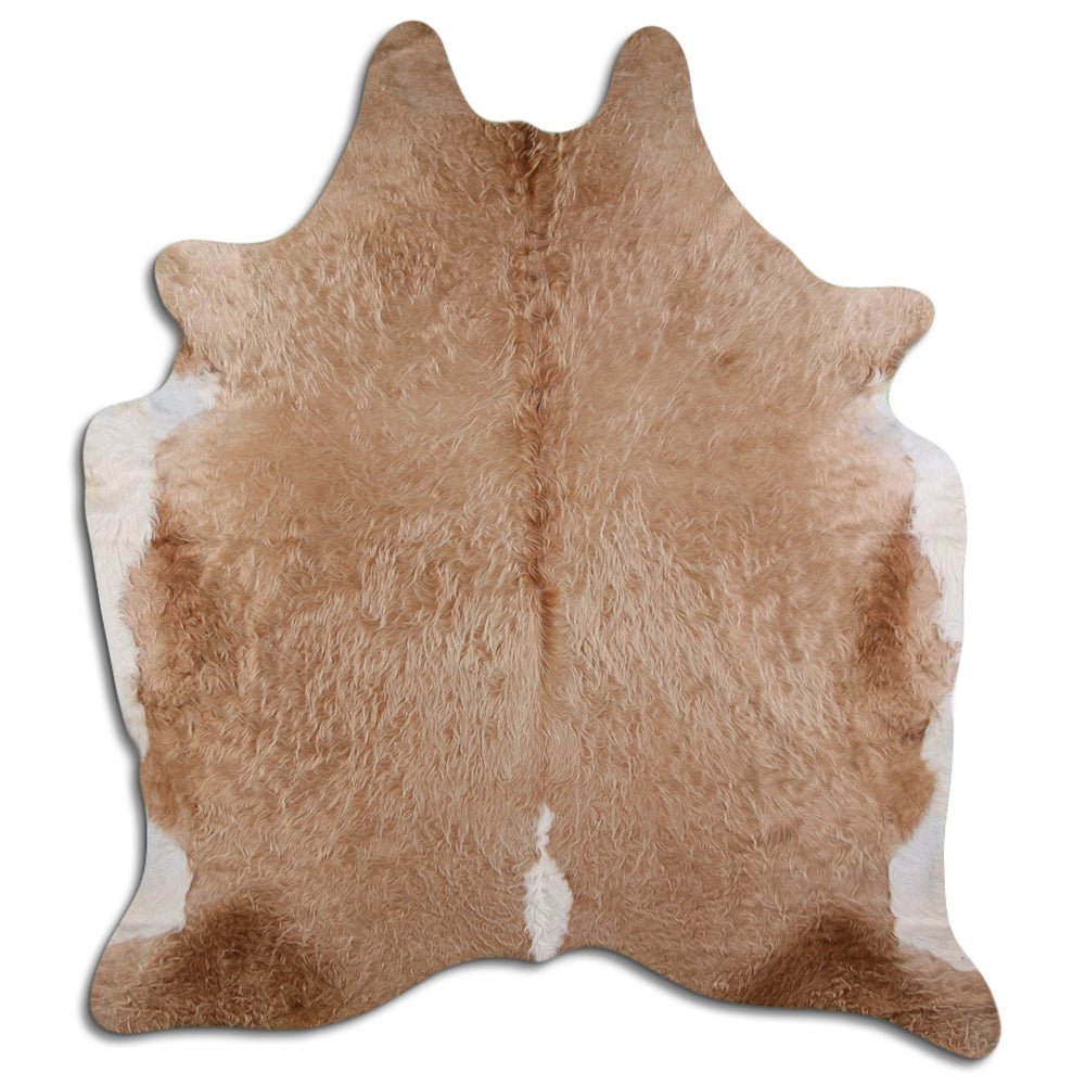 8 Ft X 7 Ft Genuine Brazilian Cowhide Skin Rug by Hilason | Hair-On Leather Home Décor Carpet