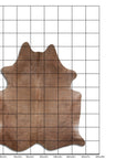 8.5 Ft X 7 Ft Genuine Brazilian Cowhide Skin Rug by Hilason | Hair-On Leather Home Décor Carpet