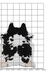 7.5 Ft X 6.5 Ft Genuine Brazilian Cowhide Skin Rug by Hilason | Hair-On Leather Home Décor Carpet