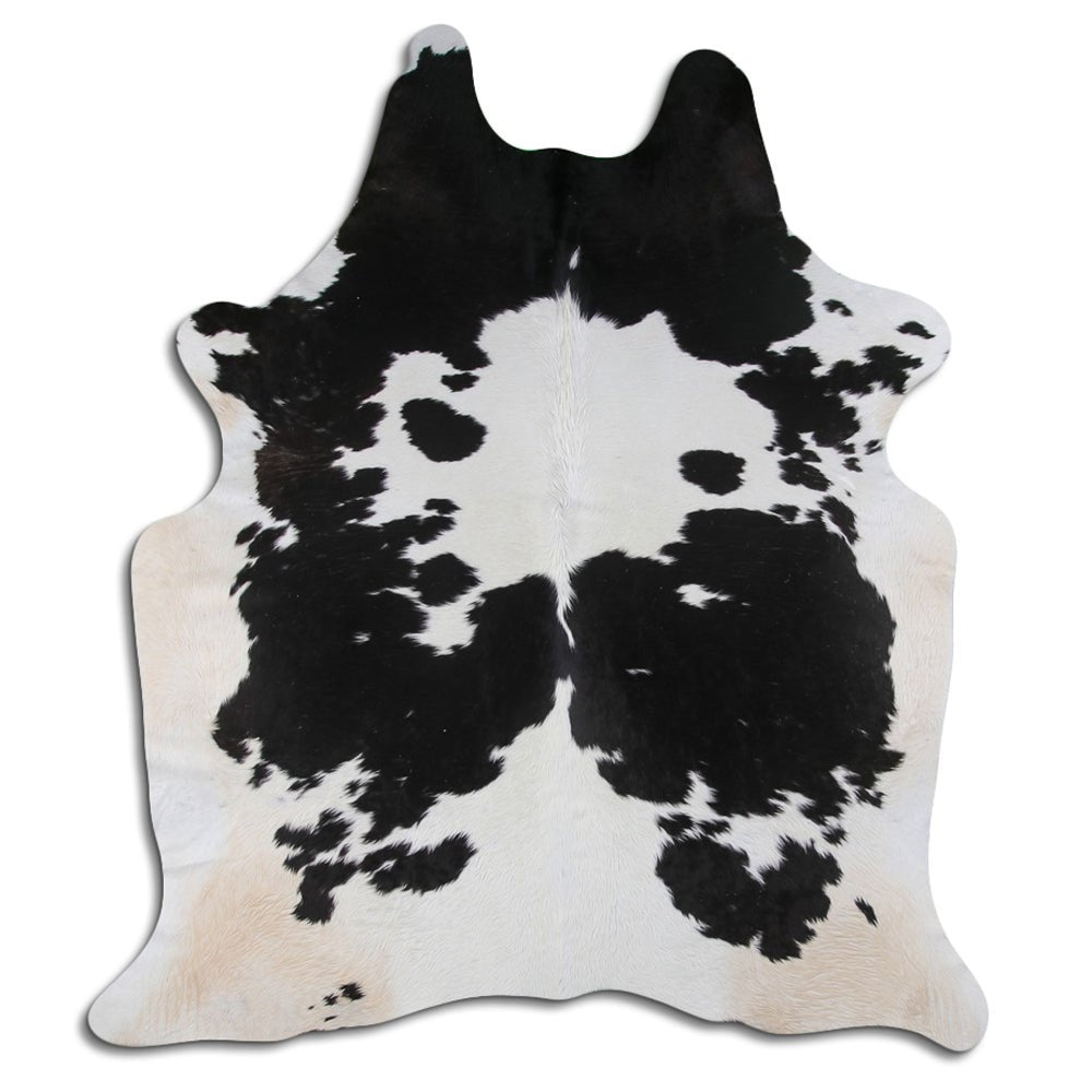 7.5 Ft X 6.5 Ft Genuine Brazilian Cowhide Skin Rug by Hilason | Hair-On Leather Home Décor Carpet