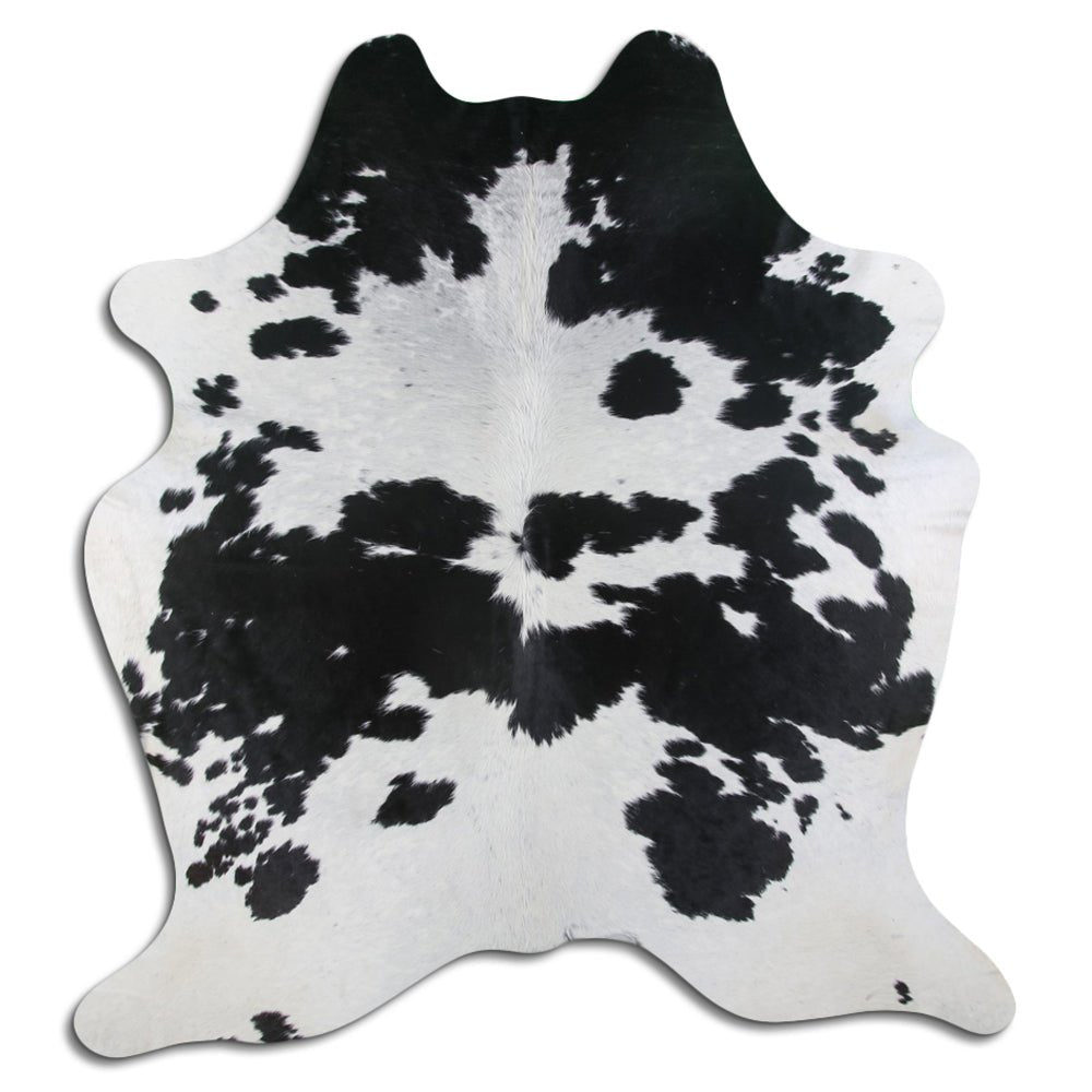 7.5 Ft X 6.5 Ft Genuine Brazilian Cowhide Skin Rug by Hilason | Hair-On Leather Home Décor Carpet