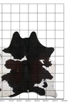 7.5 Ft X 7 Ft Genuine Brazilian Cowhide Skin Rug by Hilason | Hair-On Leather Home Décor Carpet