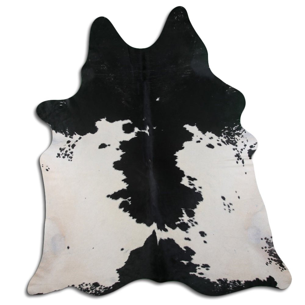 Genuine Brazilian Cowhide Rug 8.5 By 7.5 Feet Hair On Leather Decor
