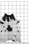 7.5 Ft X 6 Ft Genuine Brazilian Cowhide Skin Rug by Hilason | Hair-On Leather Home Décor Carpet