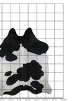 Premium Handcrafted Cowhide Rug With Hair On Leather Finish For Contemporary Living