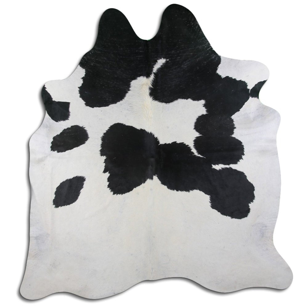 8 Ft X 7 Ft Genuine Brazilian Cowhide Skin Rug by Hilason | Hair-On Leather Home Décor Carpet