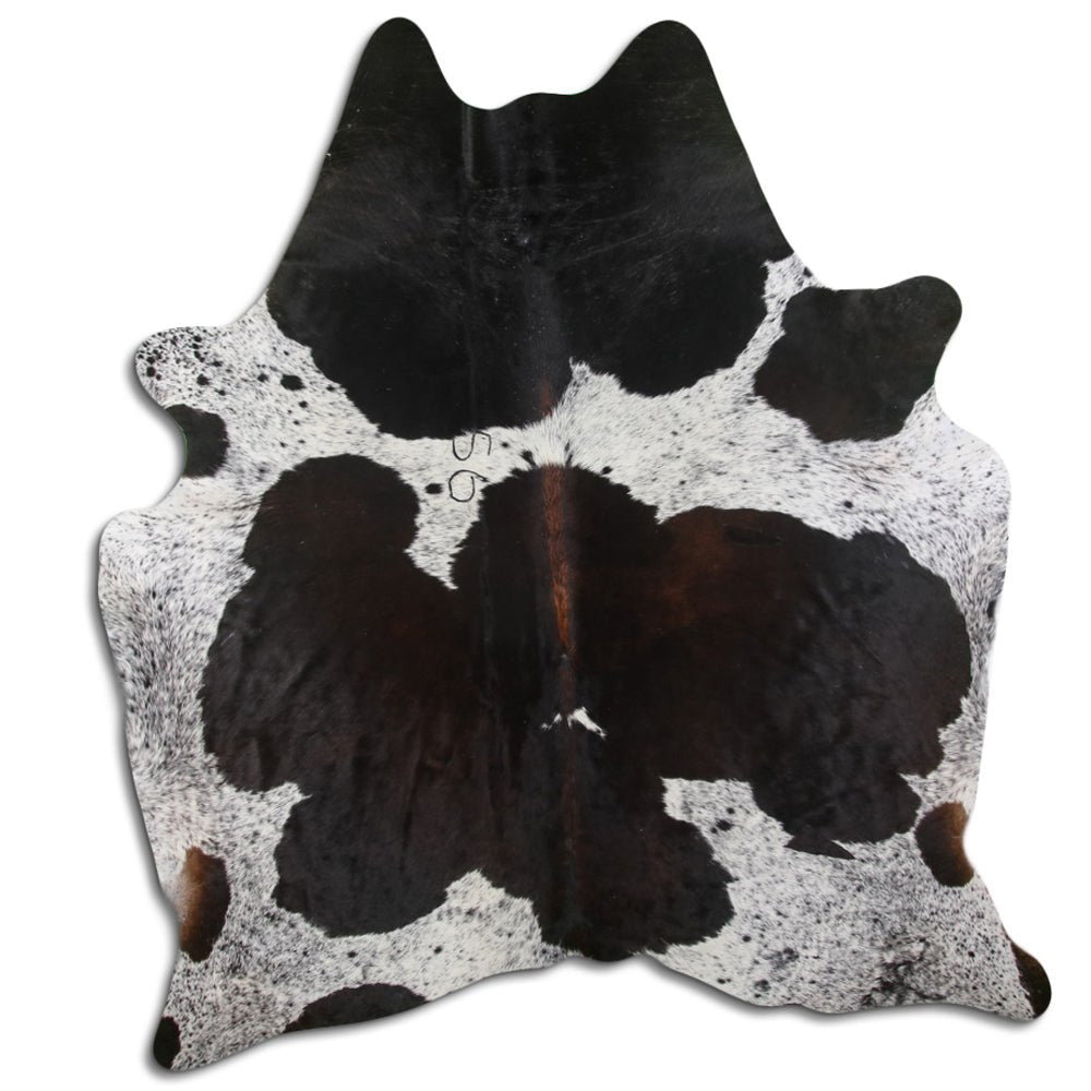 8 Ft X 7 Ft Genuine Brazilian Cowhide Skin Rug by Hilason | Hair-On Leather Home Décor Carpet
