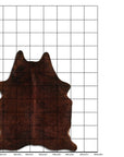 7.5 Ft X 6.5 Ft Genuine Brazilian Cowhide Skin Rug by Hilason | Hair-On Leather Home Décor Carpet