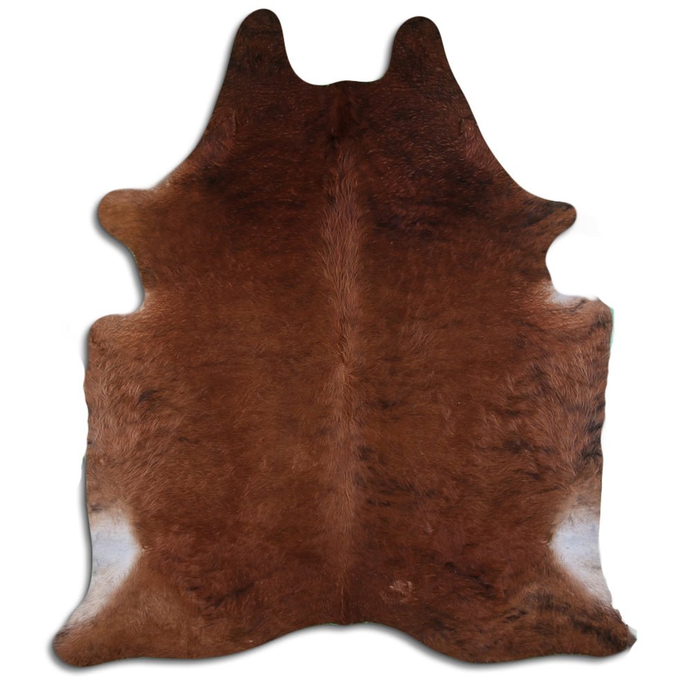 8 Ft X 7 Ft Genuine Brazilian Cowhide Skin Rug by Hilason | Hair-On Leather Home Décor Carpet