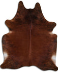 Premium Handcrafted Cowhide Rug With Hair On Leather Finish For Contemporary Living