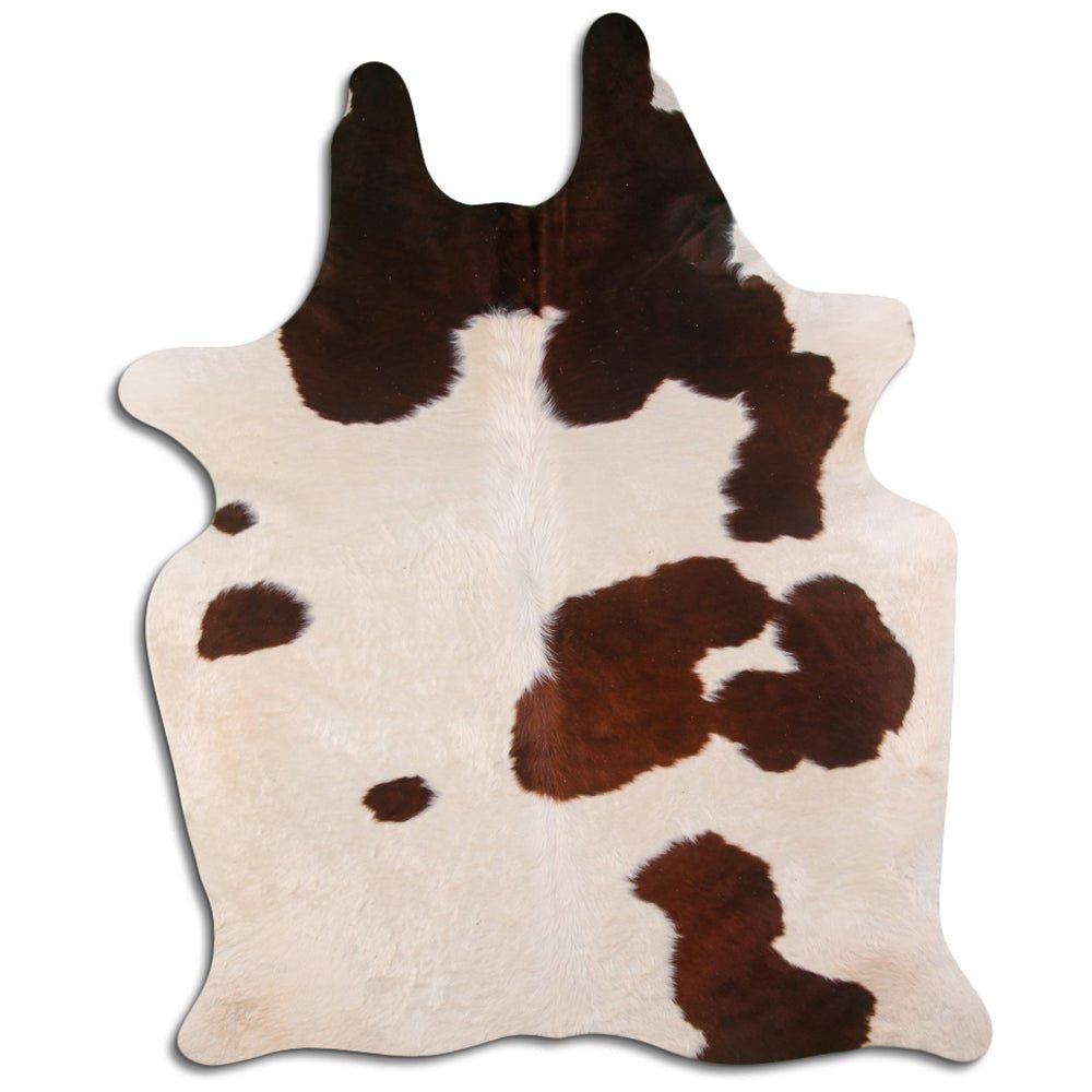 Premium Handcrafted Cowhide Rug With Hair On Leather Finish For Contemporary Living
