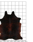 8.5 Ft X 7 Ft Genuine Brazilian Cowhide Skin Rug by Hilason | Hair-On Leather Home Décor Carpet