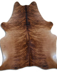 7.5 Ft X 6.5 Ft Genuine Brazilian Cowhide Skin Rug by Hilason | Hair-On Leather Home Décor Carpet