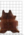 8 Ft X 7 Ft Genuine Brazilian Cowhide Skin Rug by Hilason | Hair-On Leather Home Décor Carpet