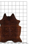 Premium Handcrafted Cowhide Rug With Hair On Leather Finish For Contemporary Living