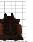 8 Ft X 7 Ft Genuine Brazilian Cowhide Skin Rug by Hilason | Hair-On Leather Home Décor Carpet