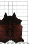 8 Ft X 7 Ft Genuine Brazilian Cowhide Skin Rug by Hilason | Hair-On Leather Home Décor Carpet