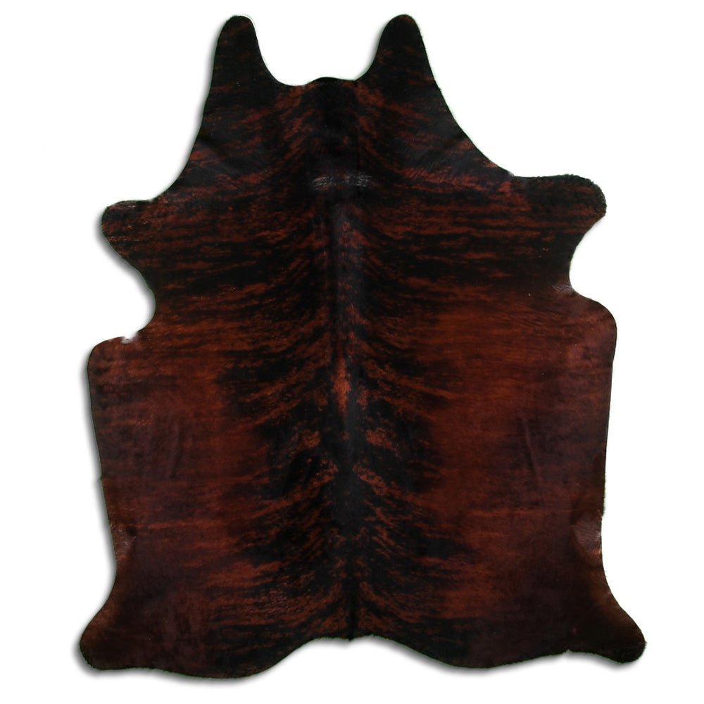 Premium Handcrafted Cowhide Rug With Hair On Leather Finish For Contemporary Living