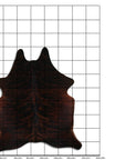 Premium Handcrafted Cowhide Rug With Hair On Leather Finish For Contemporary Living