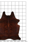 Genuine Brazilian Cowhide Rug 8.5 By 7.5 Feet Hair On Leather Decor