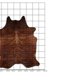 9 Ft X 7 Ft Genuine Brazilian Cowhide Skin Rug by Hilason | Hair-On Leather Home Décor Carpet