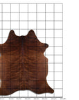 8 Ft X 7 Ft Genuine Brazilian Cowhide Skin Rug by Hilason | Hair-On Leather Home Décor Carpet