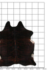 Premium Handcrafted Cowhide Rug With Hair On Leather Finish For Contemporary Living
