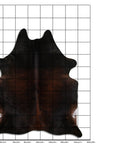 9 Ft X 7 Ft Genuine Brazilian Cowhide Skin Rug by Hilason | Hair-On Leather Home Décor Carpet