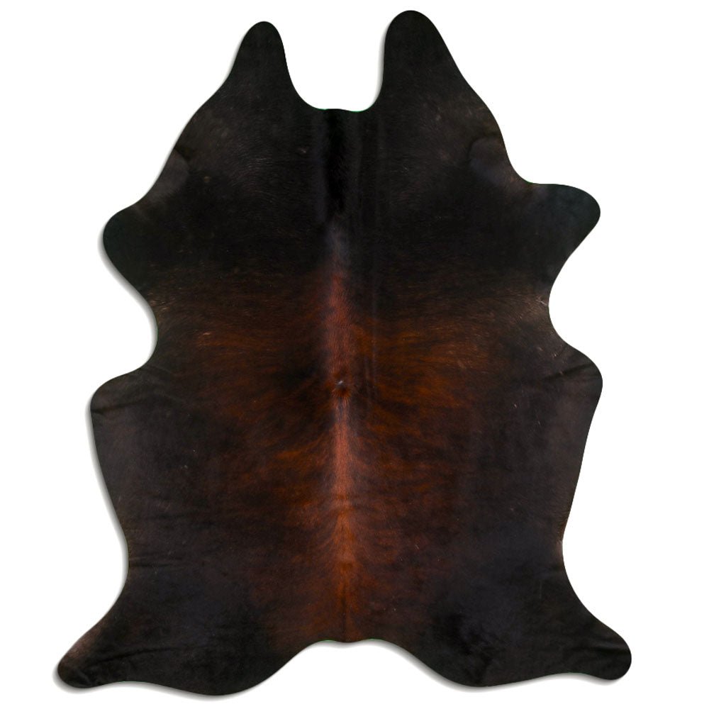 Premium Handcrafted Cowhide Rug With Hair On Leather Finish For Contemporary Living