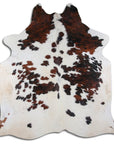 8 Ft X 7 Ft Genuine Brazilian Cowhide Skin Rug by Hilason | Hair-On Leather Home Décor Carpet