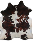 7.5 Ft X 6.5 Ft Genuine Brazilian Cowhide Skin Rug by Hilason | Hair-On Leather Home Décor Carpet