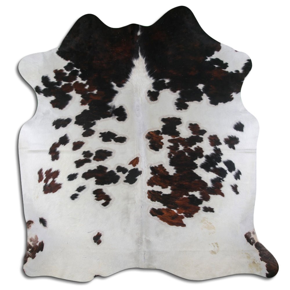 7.5 Ft X 6.5 Ft Genuine Brazilian Cowhide Skin Rug by Hilason | Hair-On Leather Home Décor Carpet