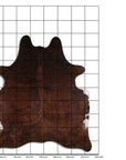 9 Ft X 7 Ft Genuine Brazilian Cowhide Skin Rug by Hilason | Hair-On Leather Home Décor Carpet