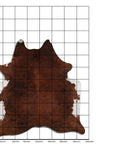 8 Ft X 7.5 Ft Genuine Brazilian Cowhide Skin Rug by Hilason | Hair-On Leather Home Décor Carpet