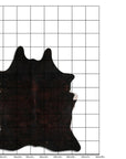 Premium Handcrafted Cowhide Rug With Hair On Leather Finish For Contemporary Living