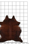 7.5 Ft X 6.5 Ft Genuine Brazilian Cowhide Skin Rug by Hilason | Hair-On Leather Home Décor Carpet