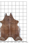 Premium Handcrafted Cowhide Rug With Hair On Leather Finish For Contemporary Living