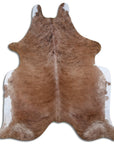 Premium Handcrafted Cowhide Rug With Hair On Leather Finish For Contemporary Living