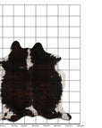 7.5 Ft X 7 Ft Genuine Brazilian Cowhide Skin Rug by Hilason | Hair-On Leather Home Décor Carpet