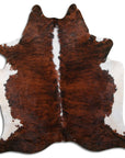 7.5 Ft X 7 Ft Genuine Brazilian Cowhide Skin Rug by Hilason | Hair-On Leather Home Décor Carpet