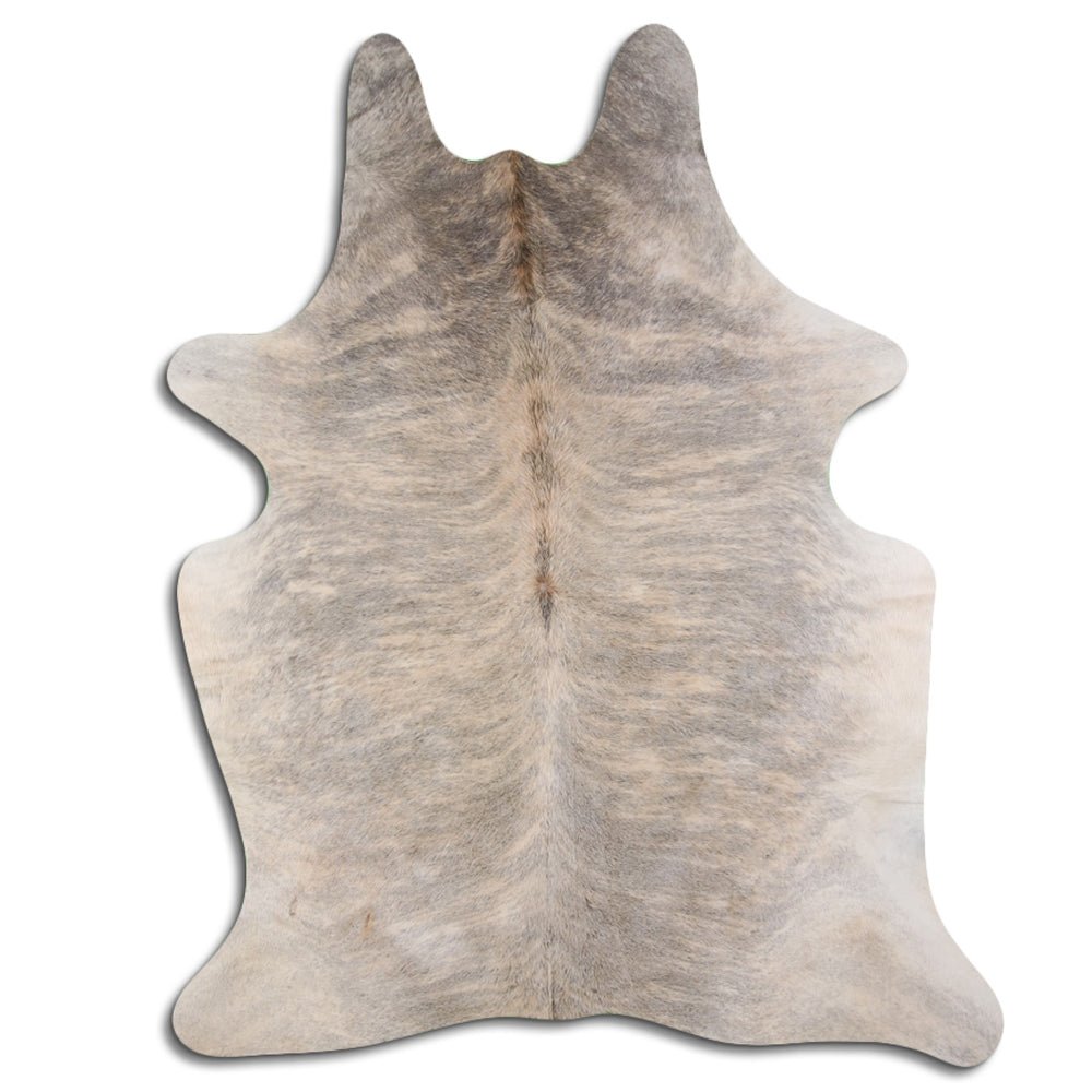 Premium Handcrafted Cowhide Rug With Hair On Leather Finish For Contemporary Living