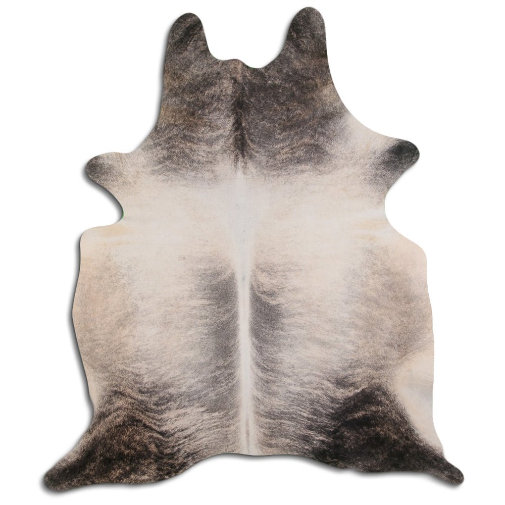 Premium Handcrafted Cowhide Rug With Hair On Leather Finish For Contemporary Living