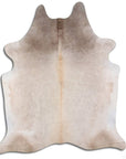 Premium Handcrafted Cowhide Rug With Hair On Leather Finish For Contemporary Living