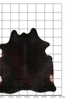 8 Ft X 7 Ft Genuine Brazilian Cowhide Skin Rug by Hilason | Hair-On Leather Home Décor Carpet