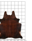8.5 Ft X 7 Ft Genuine Brazilian Cowhide Skin Rug by Hilason | Hair-On Leather Home Décor Carpet